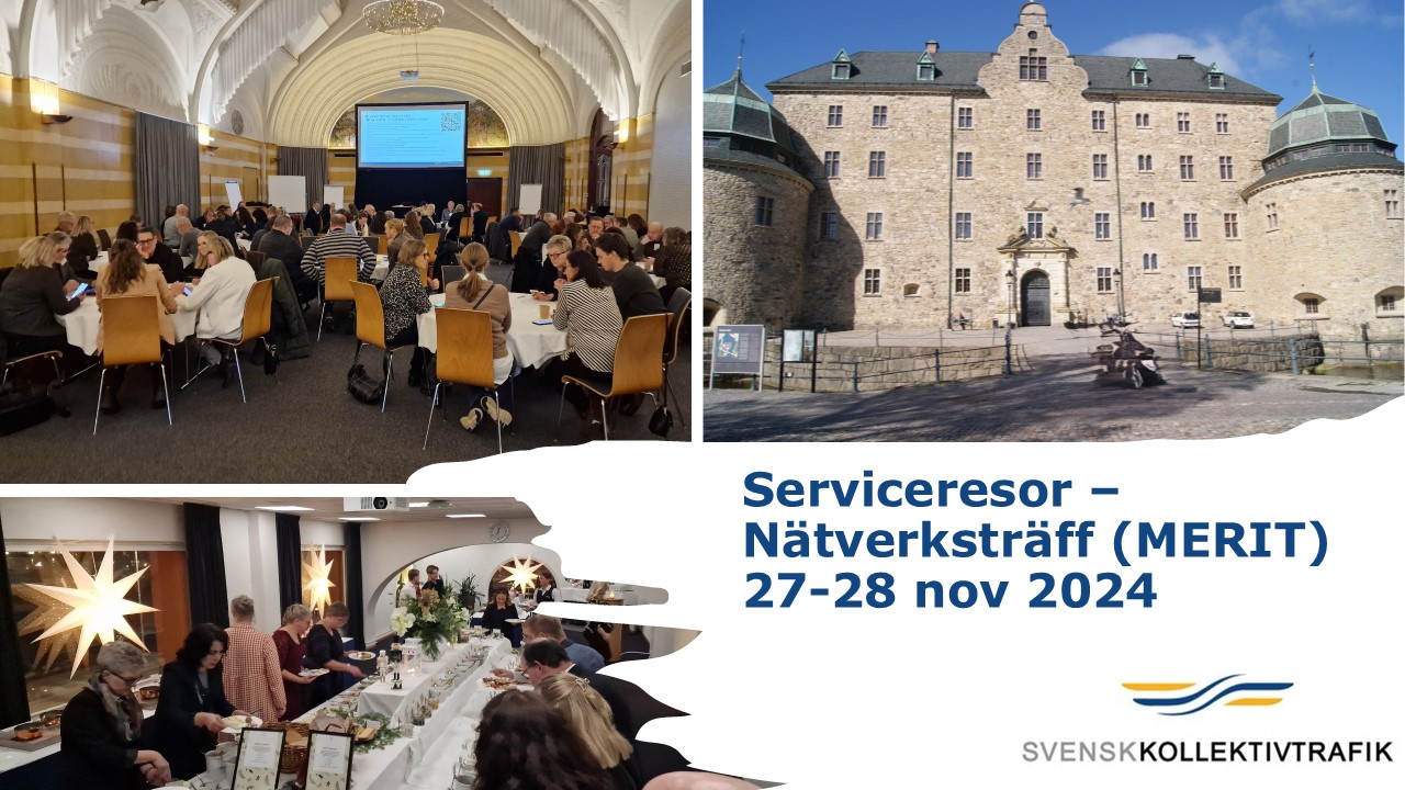 Serviceresor – Nätverksträff (MERIT) 27-28 nov 2024