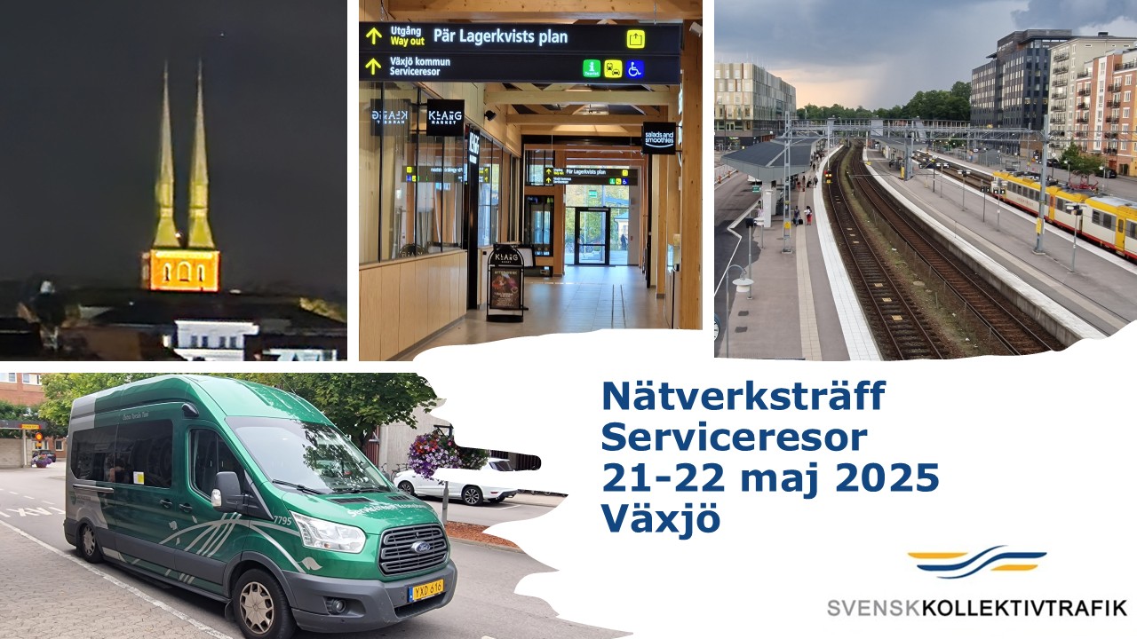 Nätverksträff Serviceresor 21-22 maj Växjö