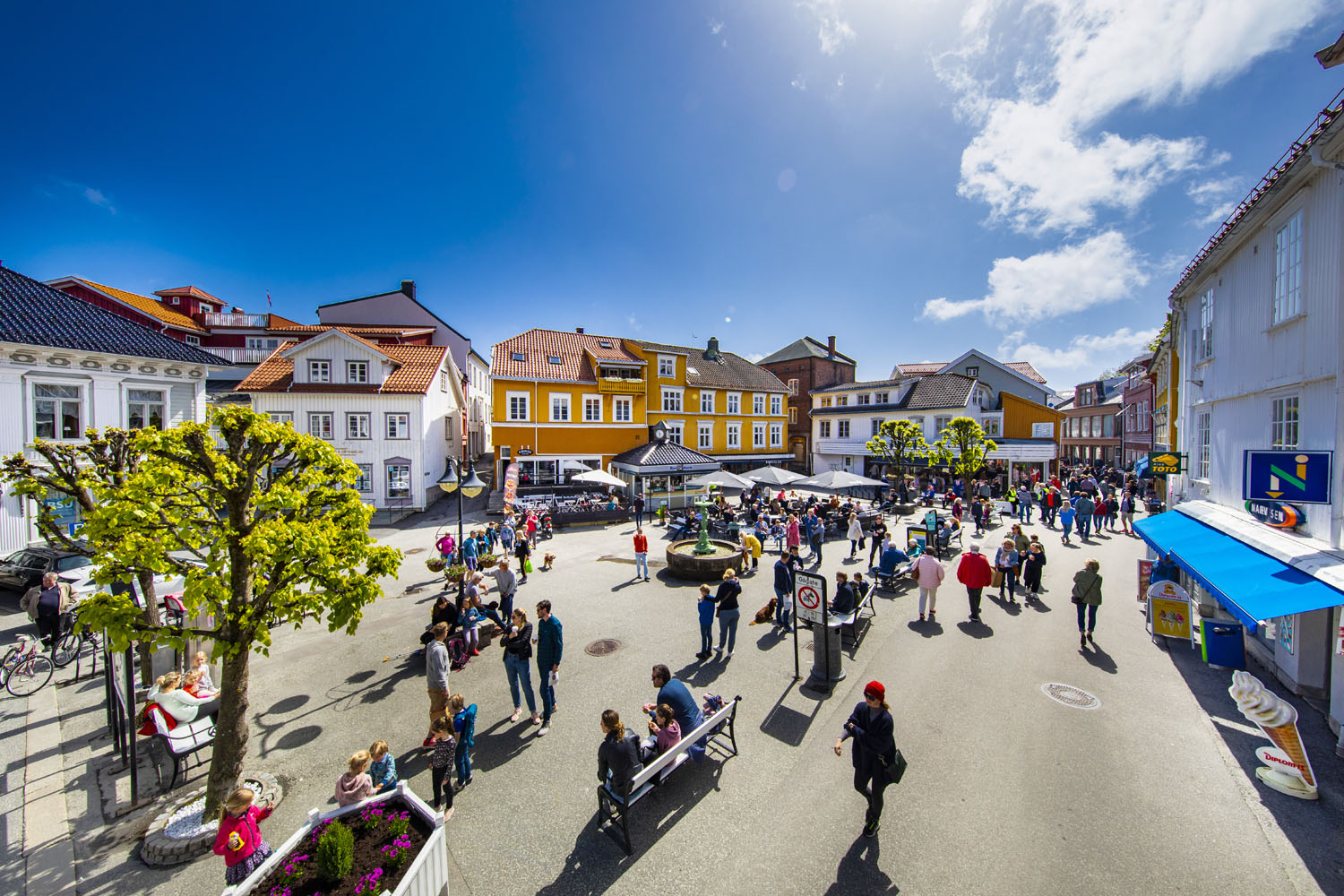 Kragerø sentrum torv